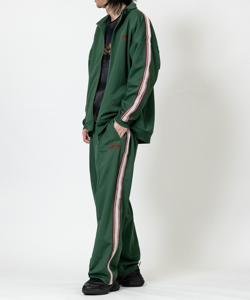 THRASHER(スラッシャー)の「【3】〔THRASHER/スラッシャー〕サイドライン ワイドシルエット トラックジャケット(ジャージ・メンズ・ブラック/オフホワイト/グリーン/ベージュ・LARGE/MEDIUM/X-LARGE)」の6枚目の写真