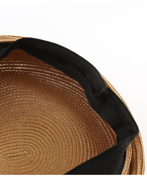 Settimissimo（セッティミッシモ）の「ブレード ペーパー ベレー帽（ハンチング/ベレー帽・レディース・ブラック/キャメル・FREE）」の14枚目の写真