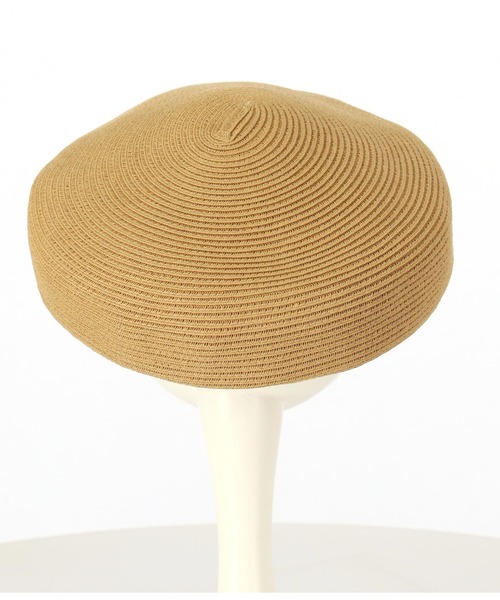 Settimissimo（セッティミッシモ）の「ブレード ペーパー ベレー帽（ハンチング/ベレー帽・レディース・ブラック/キャメル・FREE）」の15枚目の写真