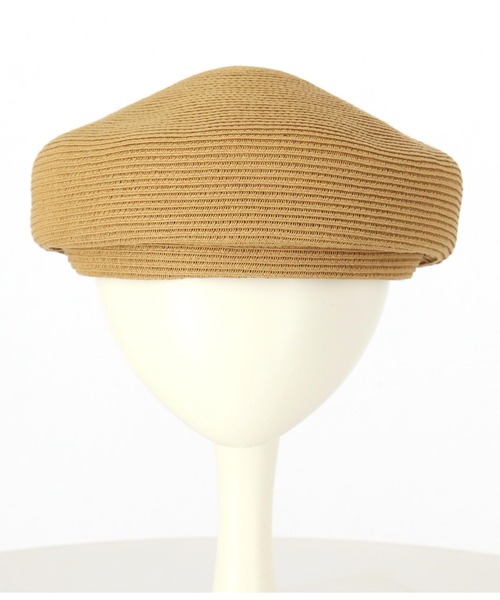 Settimissimo（セッティミッシモ）の「ブレード ペーパー ベレー帽（ハンチング/ベレー帽・レディース・ブラック/キャメル・FREE）」の16枚目の写真