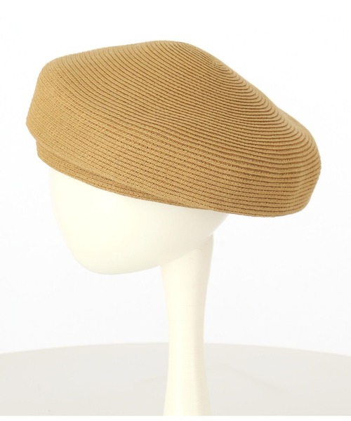 Settimissimo（セッティミッシモ）の「ブレード ペーパー ベレー帽（ハンチング/ベレー帽・レディース・ブラック/キャメル・FREE）」の17枚目の写真