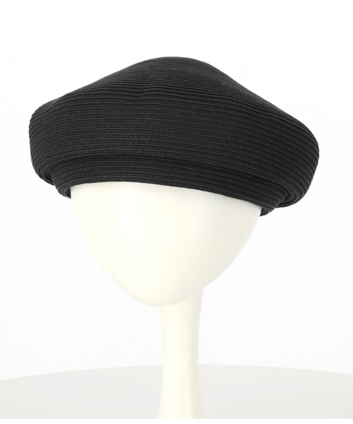 Settimissimo（セッティミッシモ）の「ブレード ペーパー ベレー帽（ハンチング/ベレー帽・レディース・ブラック/キャメル・FREE）」の18枚目の写真
