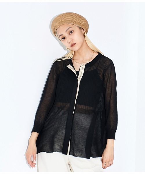 Settimissimo（セッティミッシモ）の「ブレード ペーパー ベレー帽（ハンチング/ベレー帽・レディース・ブラック/キャメル・FREE）」の7枚目の写真