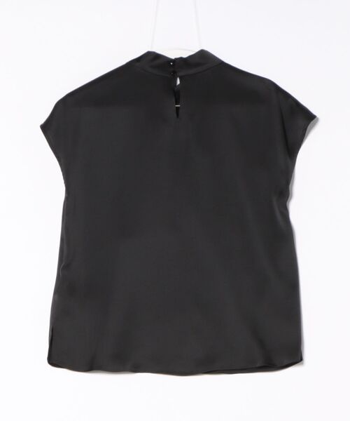 12Twelve Agenda（トゥエルブ　アジェンダ）の「ねじりボウタイフレンチスリーブブラウス（シャツ/ブラウス・レディース・ブラック/オフホワイト/ブルー/ブラウン/カーキ・M）」の11枚目の写真