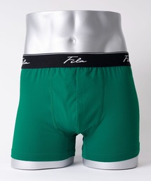 FILA（フィラ）の「FILA フィラ 筆記体 ブランド ロゴ ウエストバンド 前閉じ 立体成型 前開き ストレッチ ボクサーパンツ トランクス 下着（ボクサーパンツ）」