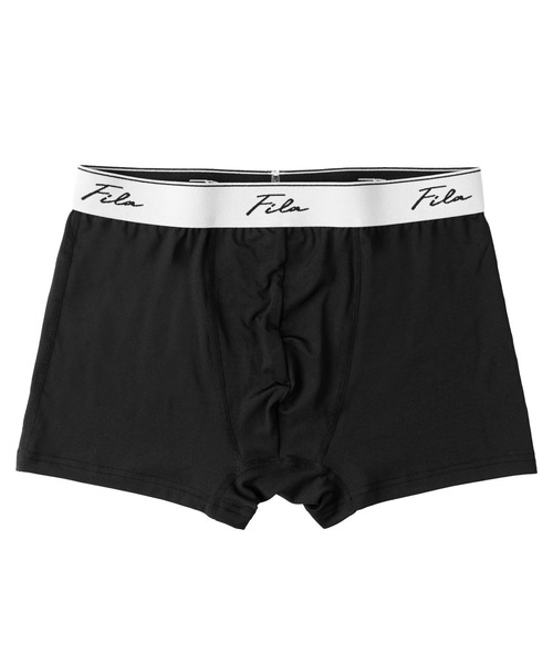 FILA（フィラ）の「FILA フィラ 筆記体 ブランド ロゴ ウエストバンド 前閉じ 立体成型 前開き ストレッチ ボクサーパンツ トランクス 下着（ボクサーパンツ・メンズ・ブラック系1/ブラック系その他/グリーン/ブラック系2/ブラック系3/グレー系1/グレー系2/ネイビー系1/ネイビー系2・LL/M/L）」の16枚目の写真