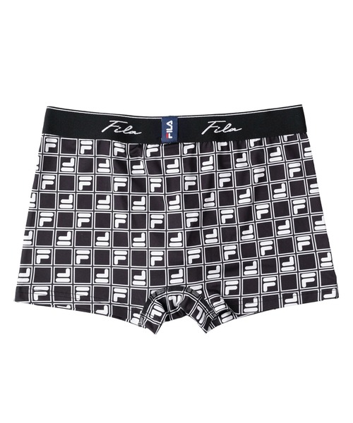 FILA（フィラ）の「FILA フィラ 筆記体 ブランド ロゴ ウエストバンド 前閉じ 立体成型 前開き ストレッチ ボクサーパンツ トランクス 下着（ボクサーパンツ・メンズ・ブラック系1/ブラック系その他/グリーン/ブラック系2/ブラック系3/グレー系1/グレー系2/ネイビー系1/ネイビー系2・LL/M/L）」の11枚目の写真