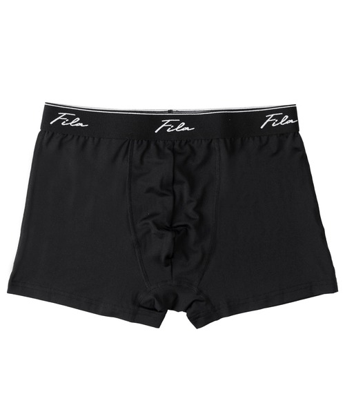 FILA（フィラ）の「FILA フィラ 筆記体 ブランド ロゴ ウエストバンド 前閉じ 立体成型 前開き ストレッチ ボクサーパンツ トランクス 下着（ボクサーパンツ・メンズ・ブラック系1/ブラック系その他/グリーン/ブラック系2/ブラック系3/グレー系1/グレー系2/ネイビー系1/ネイビー系2・LL/M/L）」の22枚目の写真