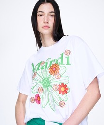 Mardi 花柄プリント Tシャツ Mardi 花柄プリント Tシャツ - メルカリ