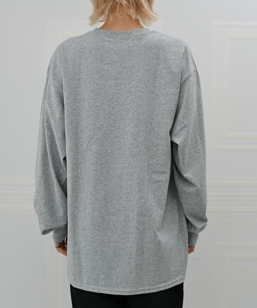 Alite cloth（アリーテクロス）の「GILDAN無地胸ポケット付きロングTシャツ（Tシャツ/カットソー・レディース・ブラック/グレー/ネイビー/ホワイト・XXL/S/XL/L/M）」の18枚目の写真