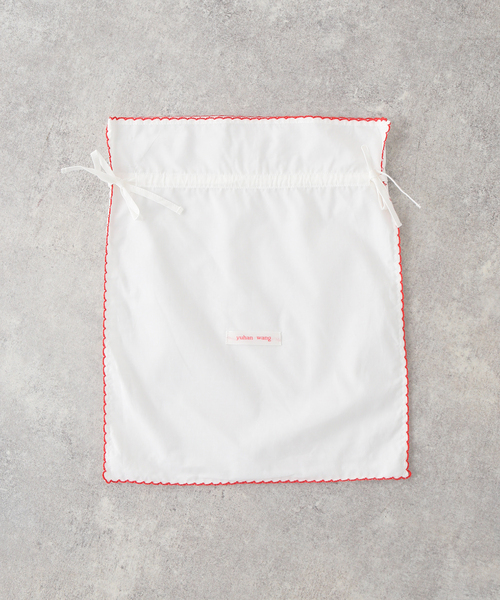 セール】【YUHAN WANG/ユハン ワン】ribbon bow lace top（T