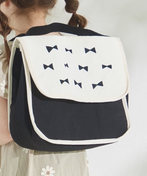 pairmanon（ペアマノン）の「選べる2デザイン 刺繍入りリュック型レッスンバッグ（バックパック/リュック・キッズ・ブラック系その他/その他・FREE）」の7枚目の写真