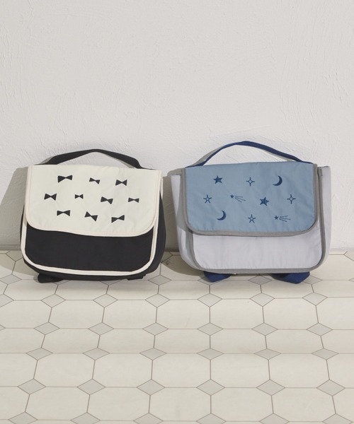 pairmanon（ペアマノン）の「選べる2デザイン 刺繍入りリュック型レッスンバッグ（バックパック/リュック・キッズ・ブラック系その他/その他・FREE）」の11枚目の写真