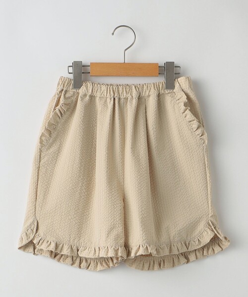 SHIPS(シップス)の「SHIPS KIDS:140~150cm /〈吸水速乾〉フリル ショート パンツ(その他パンツ・キッズ・ベージュ/ピンクベージュ・140/150)」の2枚目の写真