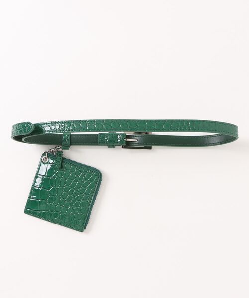 MOUSSY(マウジー)の「SMALL BAG WAIST ベルト(ベルト・レディース・グリーン/ブラウン・FREE)」の6枚目の写真