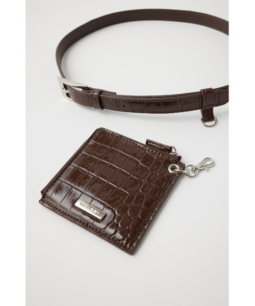 MOUSSY(マウジー)の「SMALL BAG WAIST ベルト(ベルト・レディース・グリーン/ブラウン・FREE)」の12枚目の写真