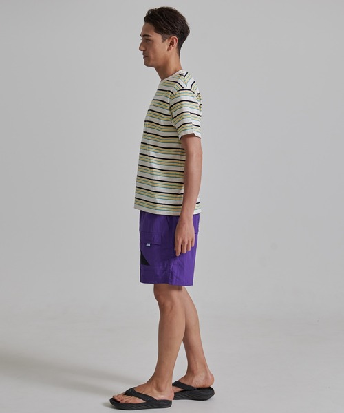 Eddie Bauer(エディーバウアー)の「マルチボーダー 半袖ポケット付 Tシャツ(Tシャツ/カットソー・メンズ・ベージュ/ブラック/ホワイト系/グレイッシュブルー・L/S/M/XXL/XL)」の10枚目の写真