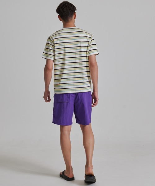 Eddie Bauer(エディーバウアー)の「マルチボーダー 半袖ポケット付 Tシャツ(Tシャツ/カットソー・メンズ・ベージュ/ブラック/ホワイト系/グレイッシュブルー・L/S/M/XXL/XL)」の11枚目の写真