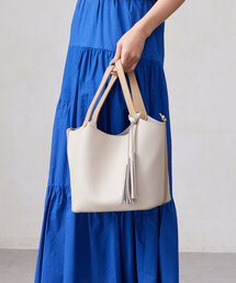 Chez toi | タッセル付バケツ型トートBAG(トートバッグ)