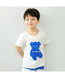 unifriend（ユニフレンド）の「(在庫なし)ブルーベアパジャマキッズ半袖（ルームウェア/パジャマ・キッズ）」