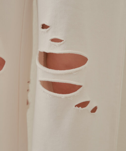 Chico（チコ）の「【セットアップ対応】ピグメントダメージスウェットパンツ（スウェットパンツ・レディース・ホワイト/グレー/ブラック・FREE）」の22枚目の写真