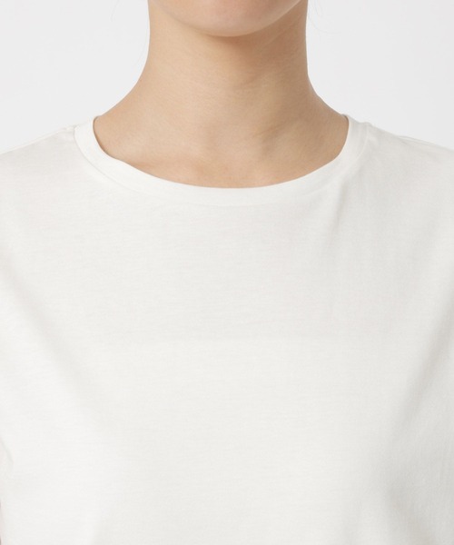 BARNYARDSTORM(バンヤードストーム)の「BARNYARDSTORM / ベーシックノースリプルオーバー【WEB限定カラー・サイズ】(Tシャツ/カットソー・レディース・チャコール/グリーン/ホワイト/ブラック/グレイッシュベージュ・S/M/L)」の19枚目の写真