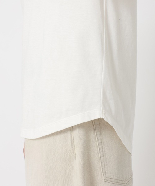 BARNYARDSTORM(バンヤードストーム)の「BARNYARDSTORM / ベーシックノースリプルオーバー【WEB限定カラー・サイズ】(Tシャツ/カットソー・レディース・チャコール/グリーン/ホワイト/ブラック/グレイッシュベージュ・S/M/L)」の22枚目の写真