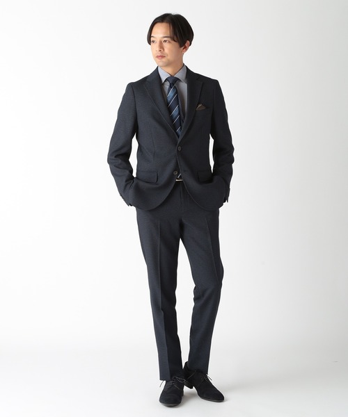 CROWDED CLOSET(クラウデッドクローゼット)の「<クレリックタイ>シャドーペイズリー/ピンドット柄(ネクタイ・メンズ・ベージュ/ネイビー/ボルドー/ターコイズブルー/シルバー・FREE)」の17枚目の写真