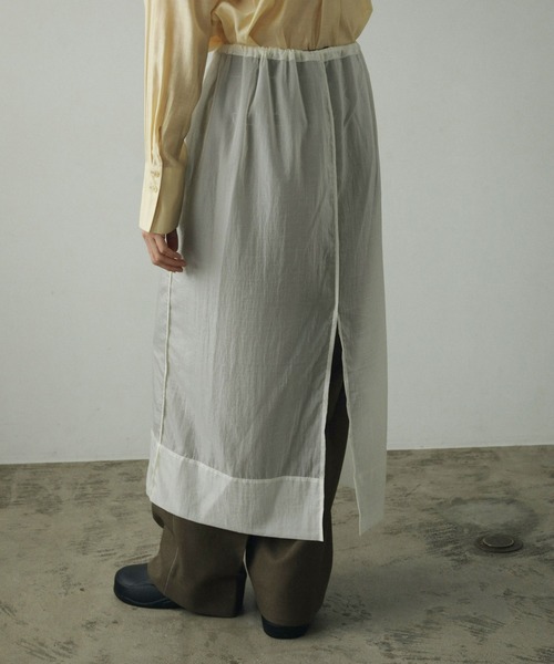 anuke（アンヌーク）の「Layered Sheer Skirt（スカート）」 - WEAR
