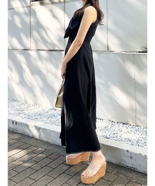 MERCURYDUO（マーキュリーデュオ）の「ビッグリボンタイプライターワンピース（ワンピース・レディース・ピンク/ブラック/ライトブルー・MEDIUM/SMALL）」の11枚目の写真