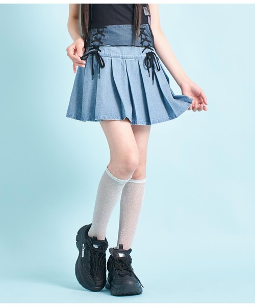 ANAP GiRL（アナップガール）の「ダブルスピンドルプリーツスカート