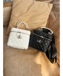 【ZOZO限定!!】パールハンドルバニティBAG