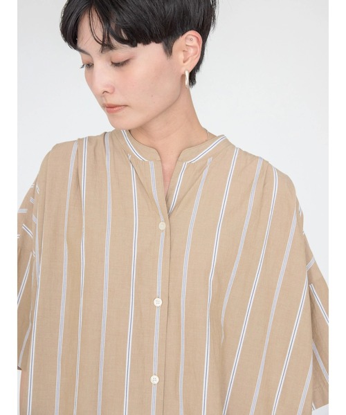 AMERICAN HOLIC（アメリカンホリック）の「イージーケア+接触冷感丈違い強撚ワッシャーワンピース（ワンピース・レディース・ブラック系その他2/ベージュ系その他2・M/L）」の14枚目の写真