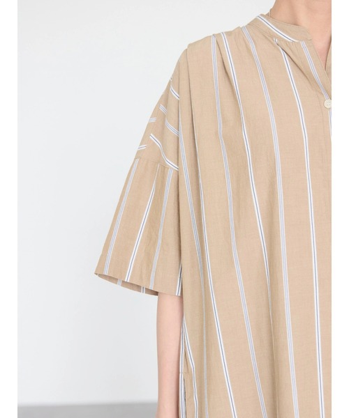 AMERICAN HOLIC（アメリカンホリック）の「イージーケア+接触冷感丈違い強撚ワッシャーワンピース（ワンピース・レディース・ブラック系その他2/ベージュ系その他2・M/L）」の15枚目の写真