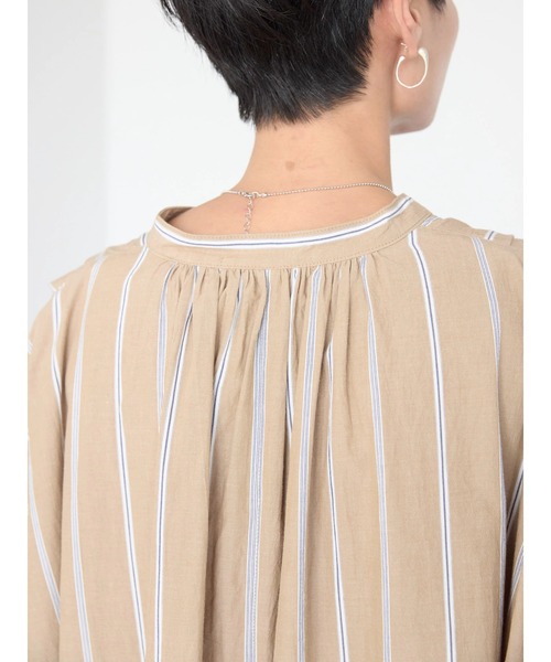 AMERICAN HOLIC（アメリカンホリック）の「イージーケア+接触冷感丈違い強撚ワッシャーワンピース（ワンピース・レディース・ブラック系その他2/ベージュ系その他2・M/L）」の17枚目の写真