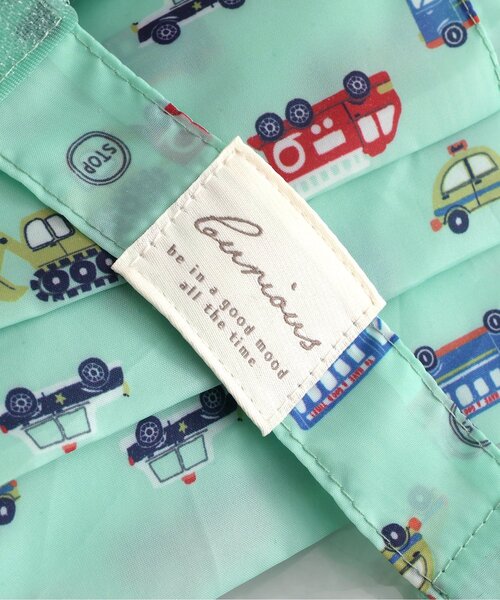 apres les cours(アプレレクール)の「【柄おそろい】BOYS傘(くるま柄)(長傘・キッズ・ミント・SMALL/MEDIUM/XS/S)」の5枚目の写真