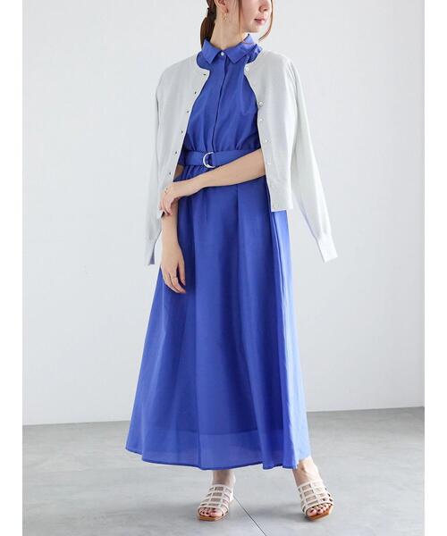 Te chichi（テチチ）の「14G強撚綿メタル釦クルーカーデ（カーディガン/ボレロ・レディース・ゴールド/ホワイト/レッド/ブラック/シルバー・F）」の8枚目の写真