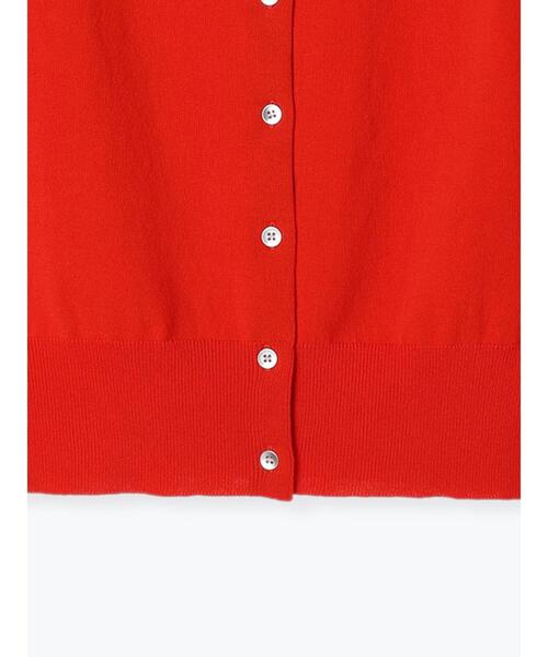 Te chichi（テチチ）の「14G強撚綿メタル釦クルーカーデ（カーディガン/ボレロ・レディース・ゴールド/ホワイト/レッド/ブラック/シルバー・F）」の17枚目の写真