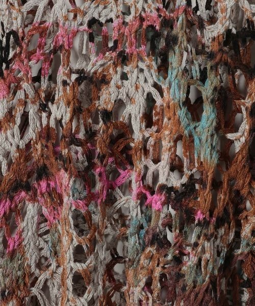 JEANASIS(ジーナシス)の「クラッシュニットNS/142599(ベスト・レディース・ブラック/マルチ/チャコールグレー/オフホワイト・FREE)」の16枚目の写真