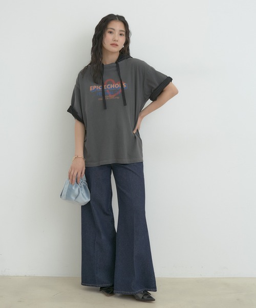 VIS（ビス）の「USEDバンドTシャツ（Tシャツ/カットソー・レディース・スミクロ/ホワイト/チャコールグレー/ホワイト系その他・FREE）」の6枚目の写真