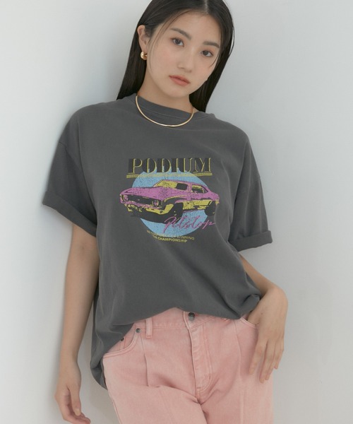 VIS（ビス）の「USEDバンドTシャツ（Tシャツ/カットソー・レディース・スミクロ/ホワイト/チャコールグレー/ホワイト系その他・FREE）」の10枚目の写真