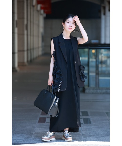 cawaii(カワイイ)の「カワイイの個性服を魅せる シンプルワンピース(ワンピース・レディース・ホワイト/ブラック/ブラウン/ブラウン系その他/ブラック系その他/ホワイト系その他・FREE/M/L)」の8枚目の写真