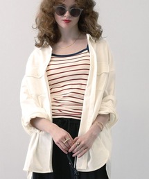 saloon（サルーン）の「SALOON(サルーン)/ラッシュガードシャツ【セットアップ可】UVカット/接触冷感/吸水速乾　長袖（ラッシュガード）」