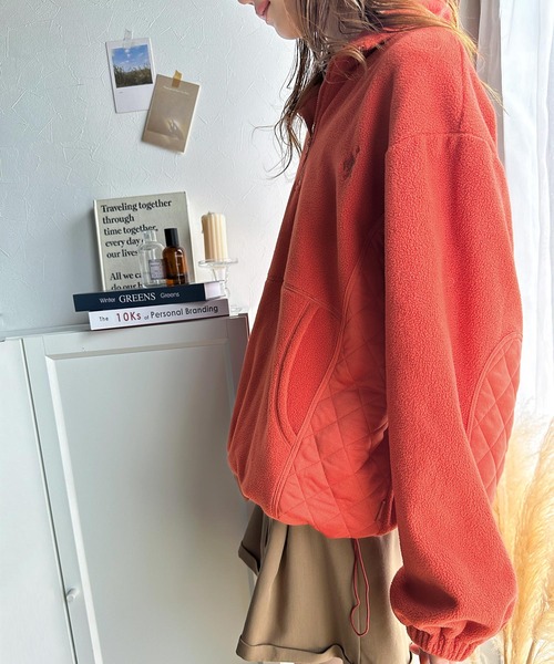 2024aw nude vintage キルトボアプルオーバー ZUCCa / S キルトジャガード / プルオーバー(M beige(03)): SALE