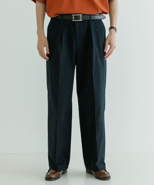 【セール】ストレッチピーチツイルTUCK WIDE PANTS（その他パンツ）｜URBAN RESEARCH（アーバンリサーチ）