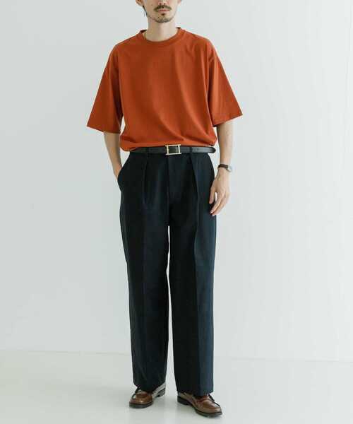 URBAN RESEARCH(アーバンリサーチ)の「ストレッチピーチツイルTUCK WIDE PANTS(その他パンツ・メンズ・ブラック/ネイビー/ブラウン・MEDIUM/LARGE)」の11枚目の写真