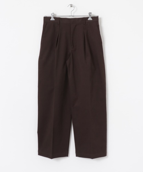 URBAN RESEARCH(アーバンリサーチ)の「ストレッチピーチツイルTUCK WIDE PANTS(その他パンツ・メンズ・ブラック/ネイビー/ブラウン・MEDIUM/LARGE)」の21枚目の写真