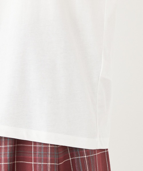 DECOY SINCE 1981(デコイシンスイチキュウハチイチ)の「【接触冷感・UVカット】コイくんロゴTシャツ(Tシャツ/カットソー・レディース・ホワイト/ネイビー/サックスブルー・M/L/LL)」の20枚目の写真