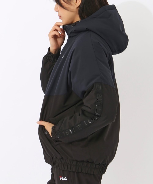 FILAナイロンブルオーバー新品2018モデル FILA ブルゾン ジャンバー 「別注」 「FILA」 ナイロン 切替