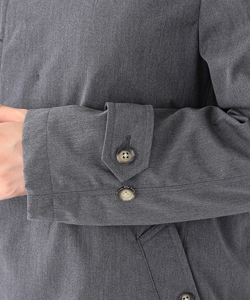 THE NORTH FACE PURPLE LABEL(ザ ノースフェイス パープルレーベル)の「●THE NORTH FACE PURPLE LABEL×BEAMS BOY / 別注 ステンカラーコート(ステンカラーコート・レディース・グレー/ネイビー・ONE SIZE)」の9枚目の写真